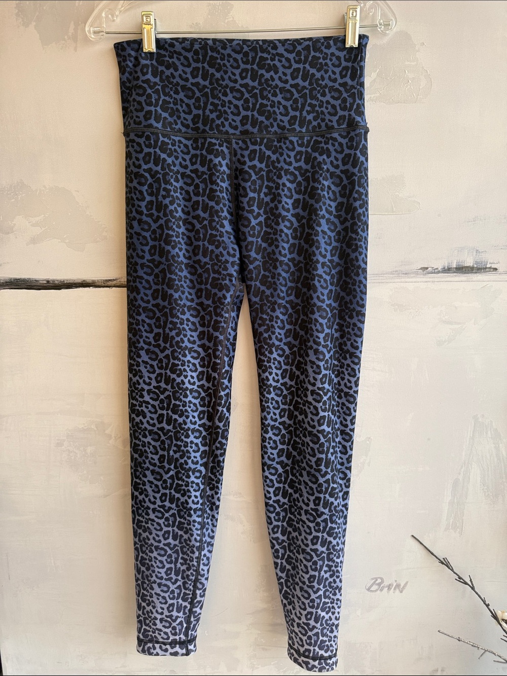 WITH Wear It To Heart High Waisted Legging Cheetah Blue Gradient